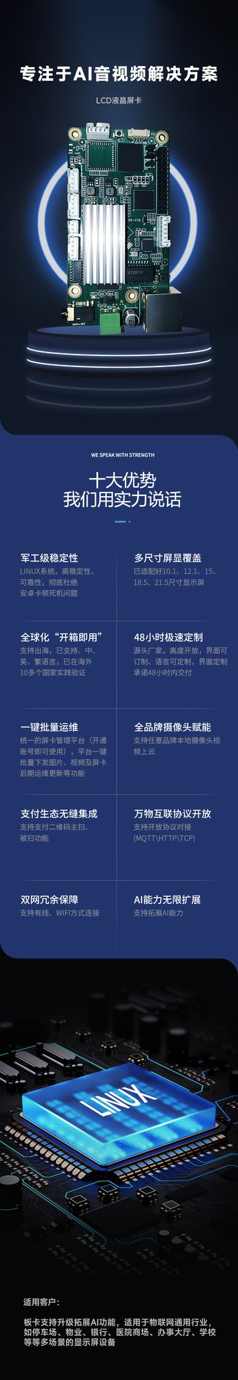 屏卡介绍海报
